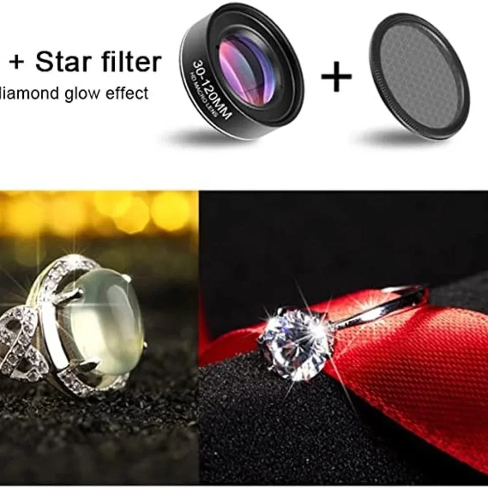 30-120mm Long Range Macro Lens, for iPad, iPhone Android Phone